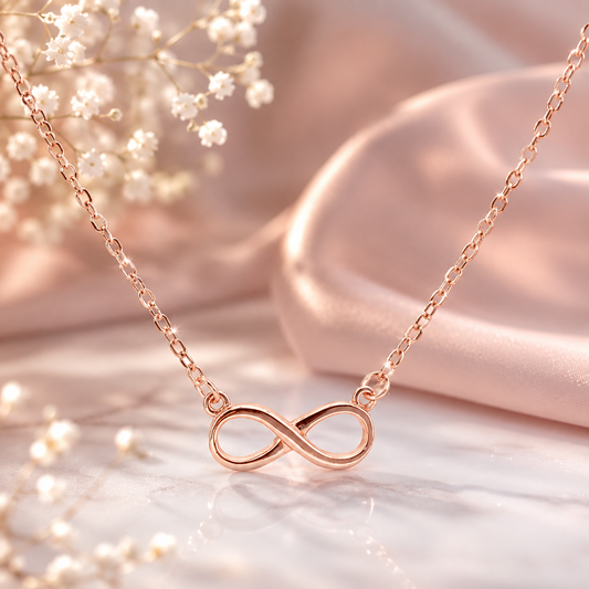Infinity Necklace for Women – Gold Plated Minimalist Jewelry Gift