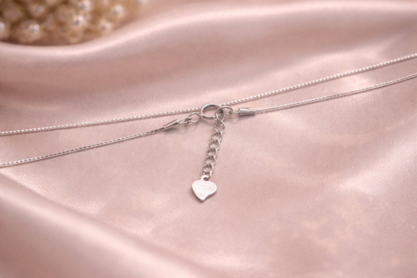 925 Sterling Silver Pearl Necklace – Freshwater Pearl Clavicle Pendant Minimalist Jewelry