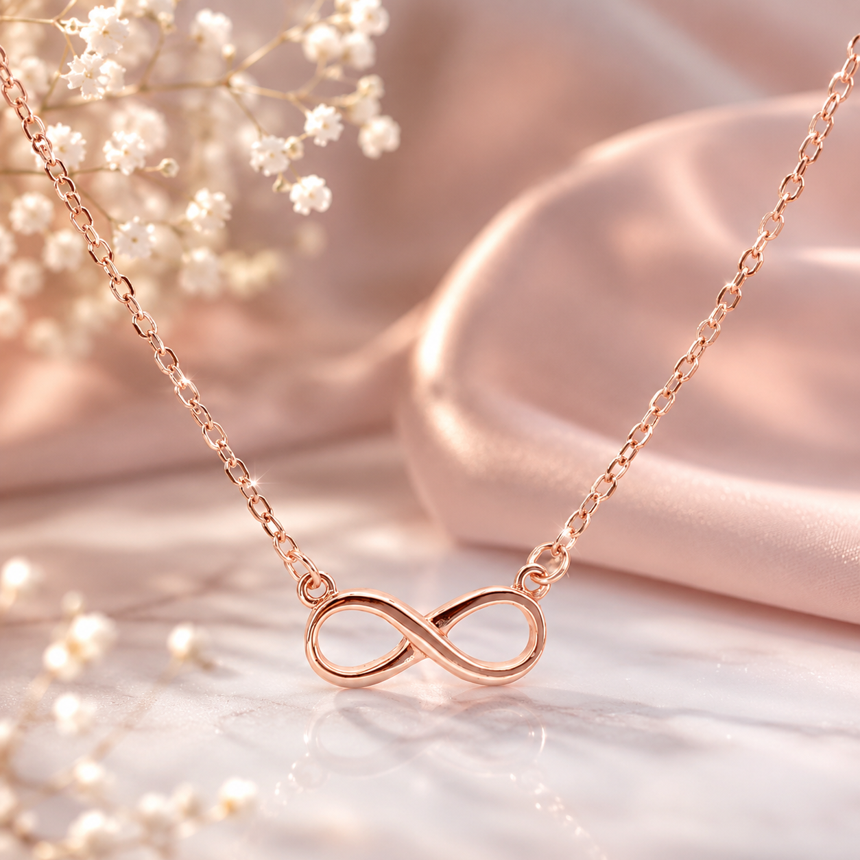 Infinity Necklace for Women – Gold Plated Minimalist Jewelry Gift