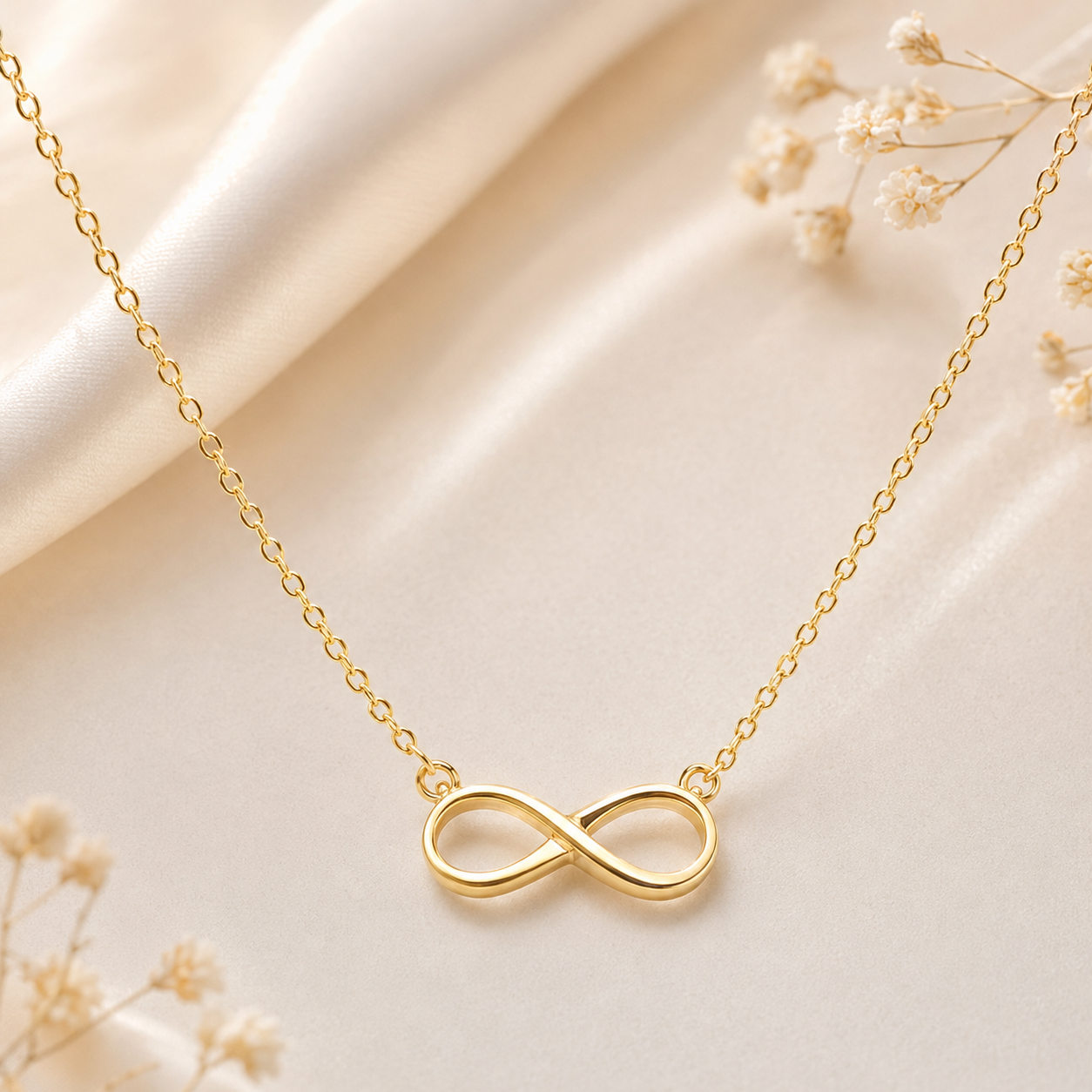 Infinity Necklace for Women – Gold Plated Minimalist Jewelry Gift