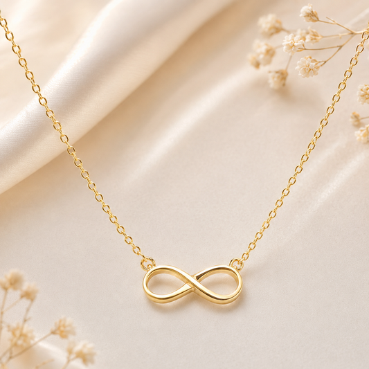 Infinity Necklace for Women – Gold Plated Minimalist Jewelry Gift